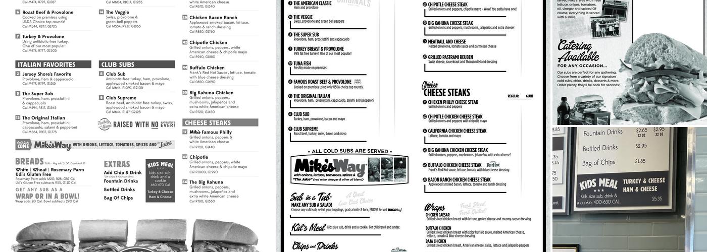 Jersey Mike's Subs Menu
