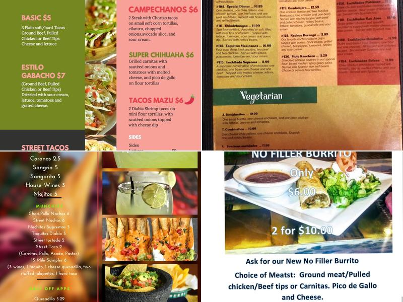 La Tolteca Menu