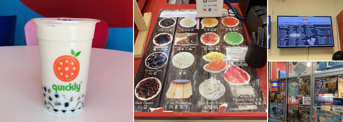Quickly Bubble Tea Menu