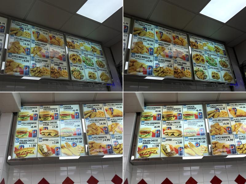Kennedy Fried Chicken Menu