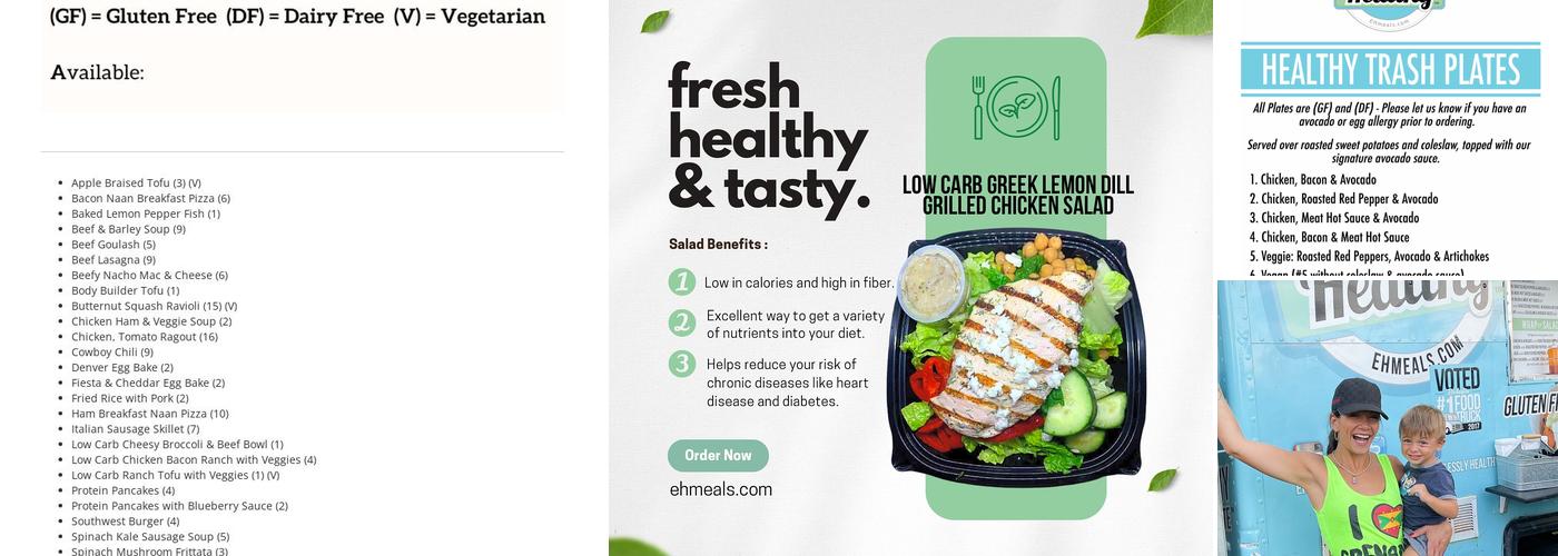 Effortlessly Healthy Menu