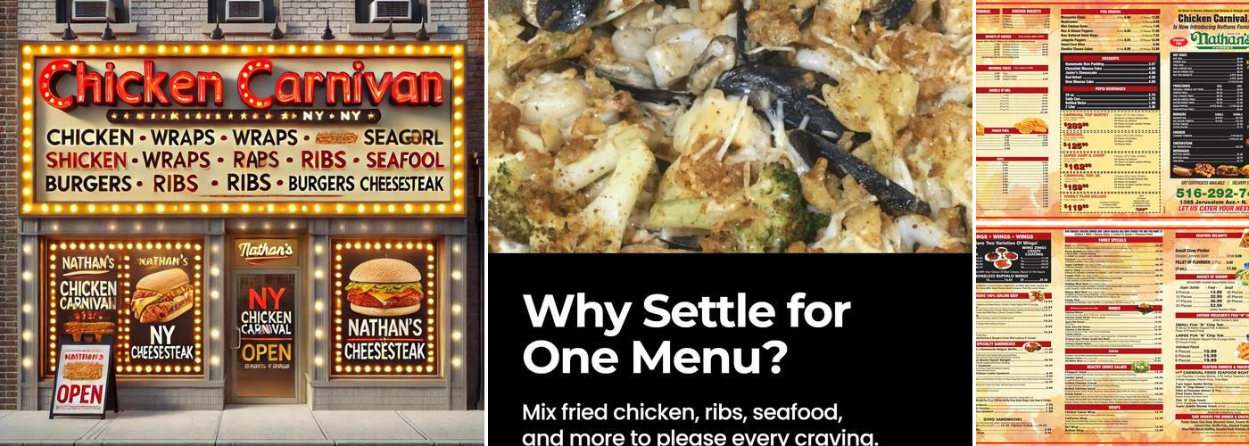 Chicken Carnival Featuring Nathan's Famous Menu
