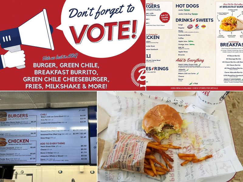 Blake's Lotaburger Menu