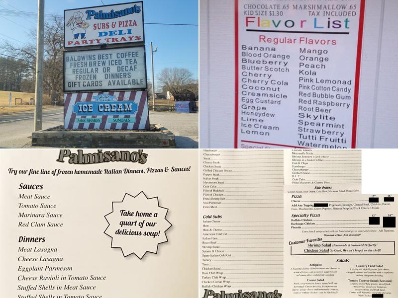 Palmisano's Menu
