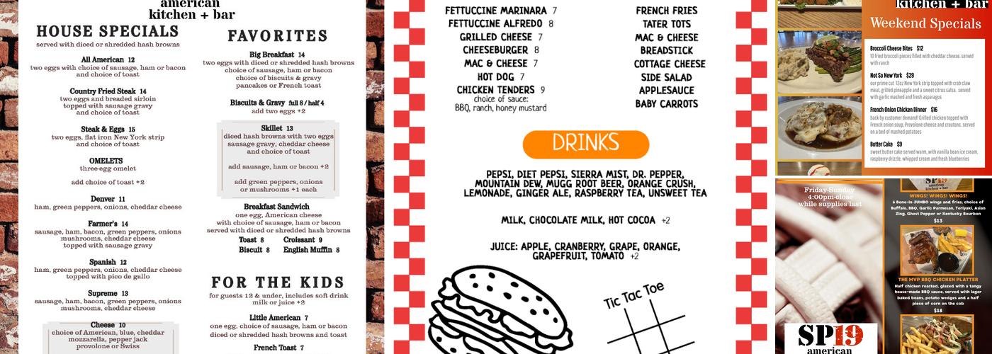 SP19 Menu