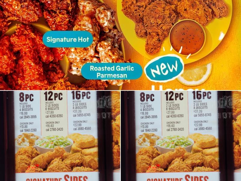 Popeyes Louisiana Kitchen Menu