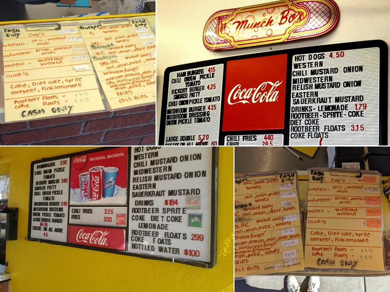 The Munch Box Menu