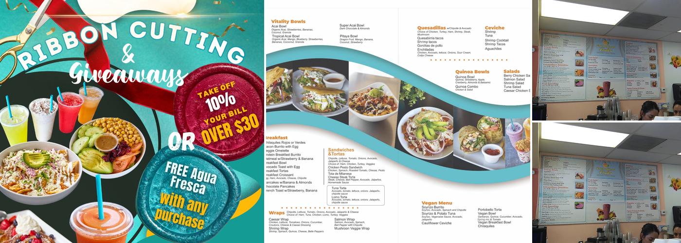 Extraordinary Fruits Menu