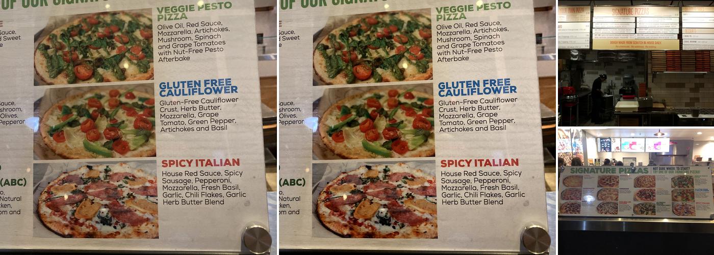 Blaze Pizza Menu