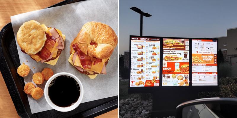 Burger King Menu
