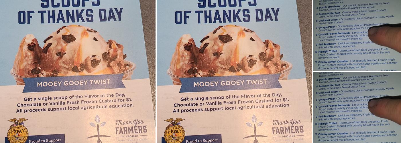 Culver’s Menu