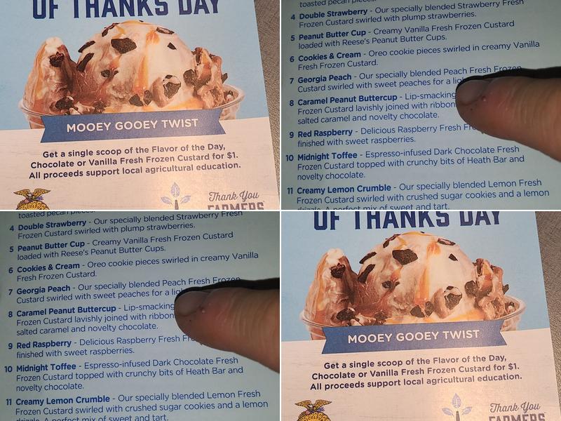 Culver’s Menu