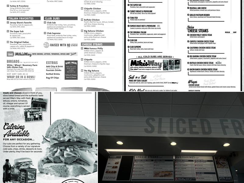 Jersey Mike's Subs Menu