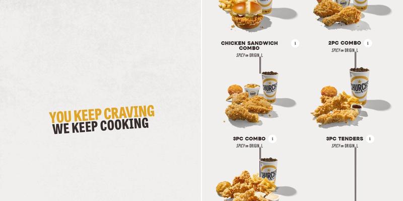 Church's Texas Chicken Menu