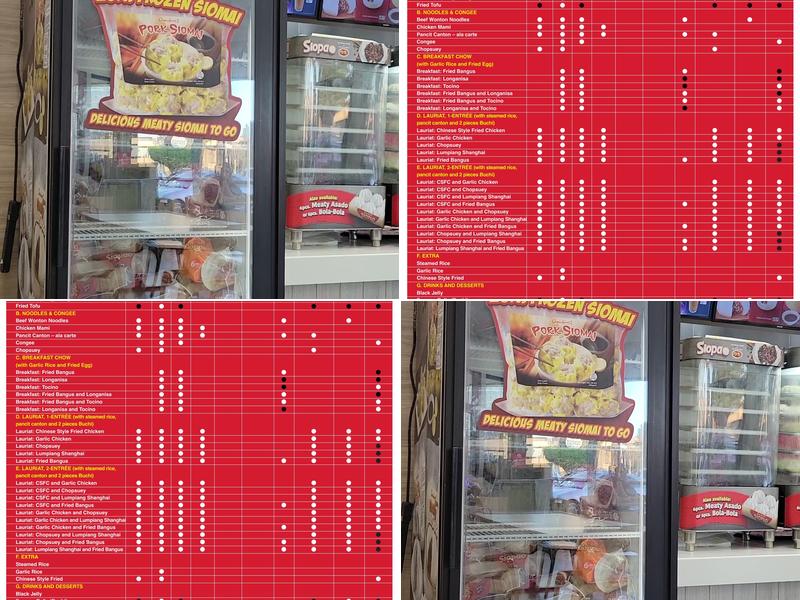 Chowking Menu