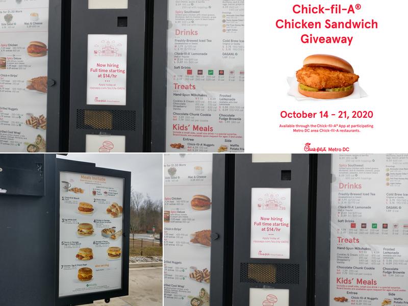 Chick-fil-A Menu