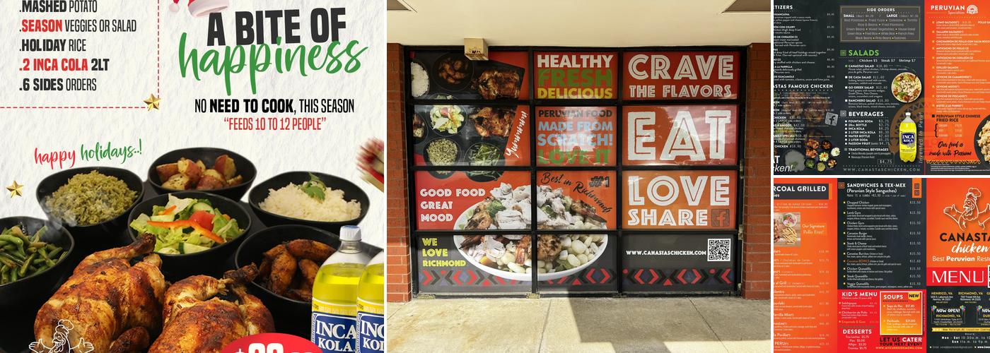 Canastas Chicken Menu