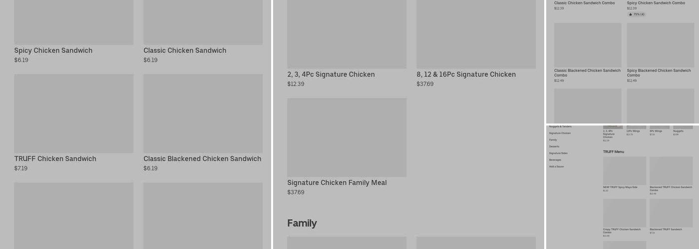 Popeyes Louisiana Kitchen Menu