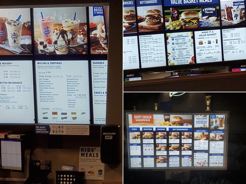 Culver’s Menu