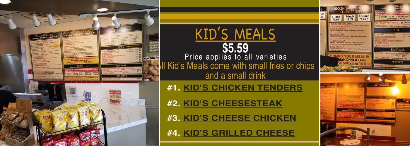 Philly Connection Menu