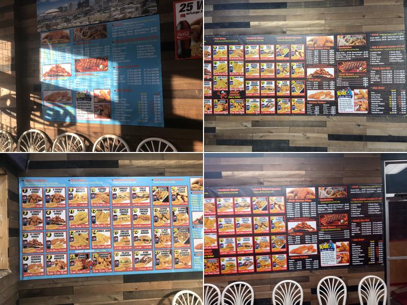 Louisiana Fish and Chicken Menu