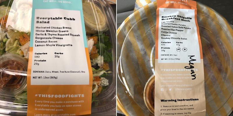 Everytable Menu