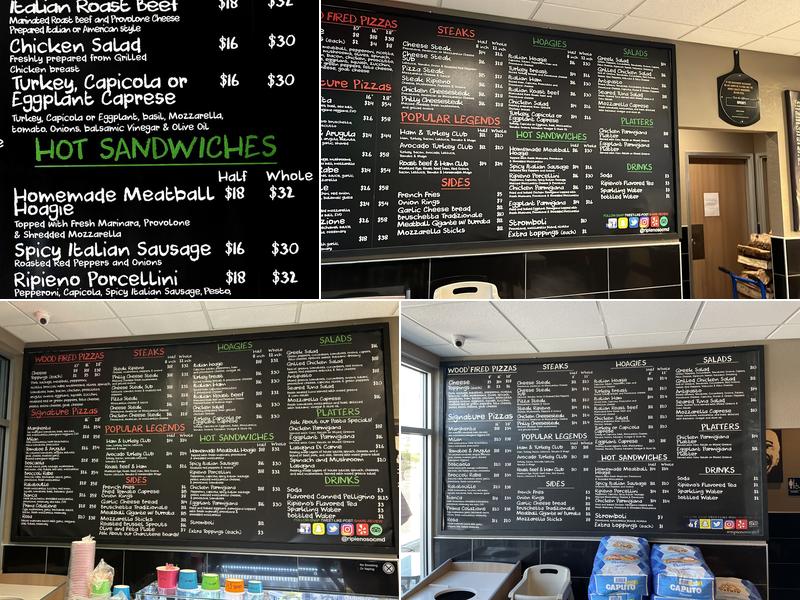 Ripieno's Italian Bistro Menu