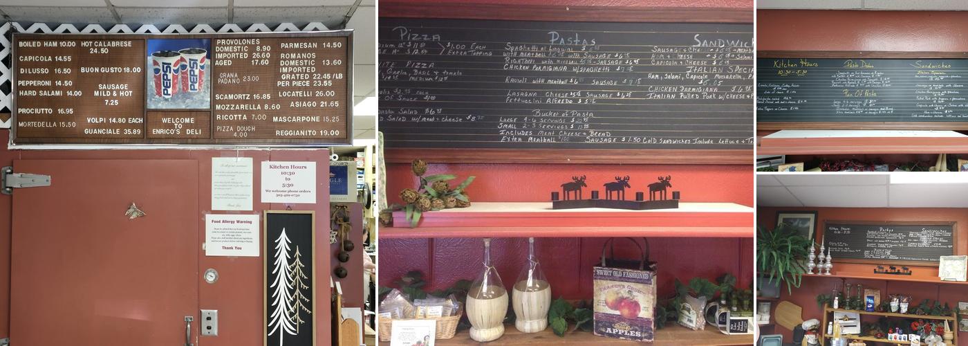 Enrico's Italian Sausage & Market Menu