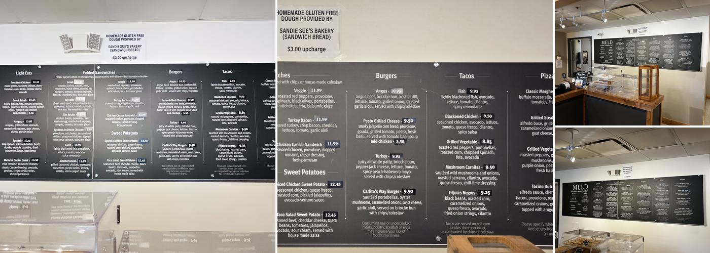 MELD kitchen + sandwich bar Menu