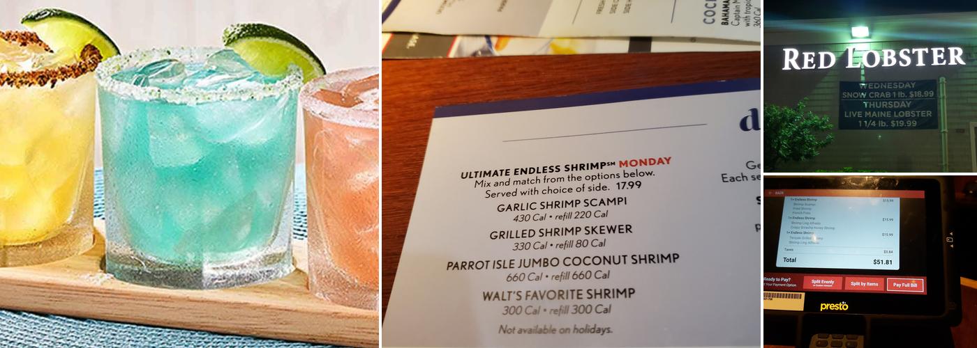 Red Lobster Menu
