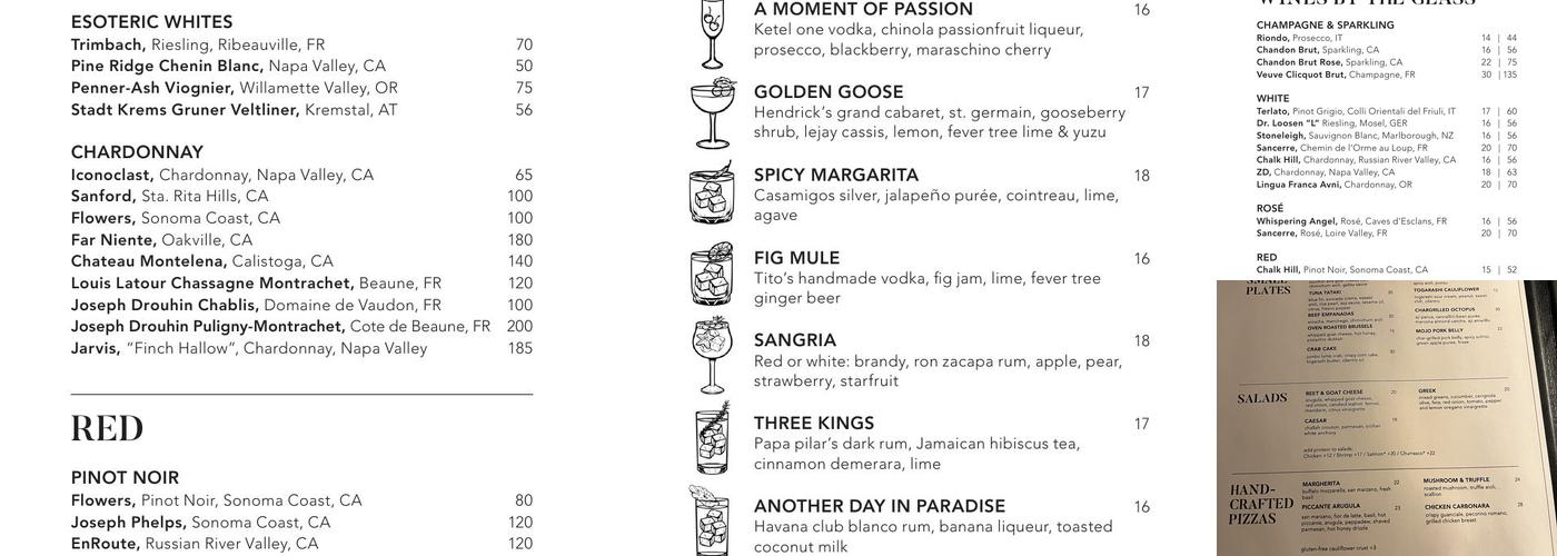 Galley Menu