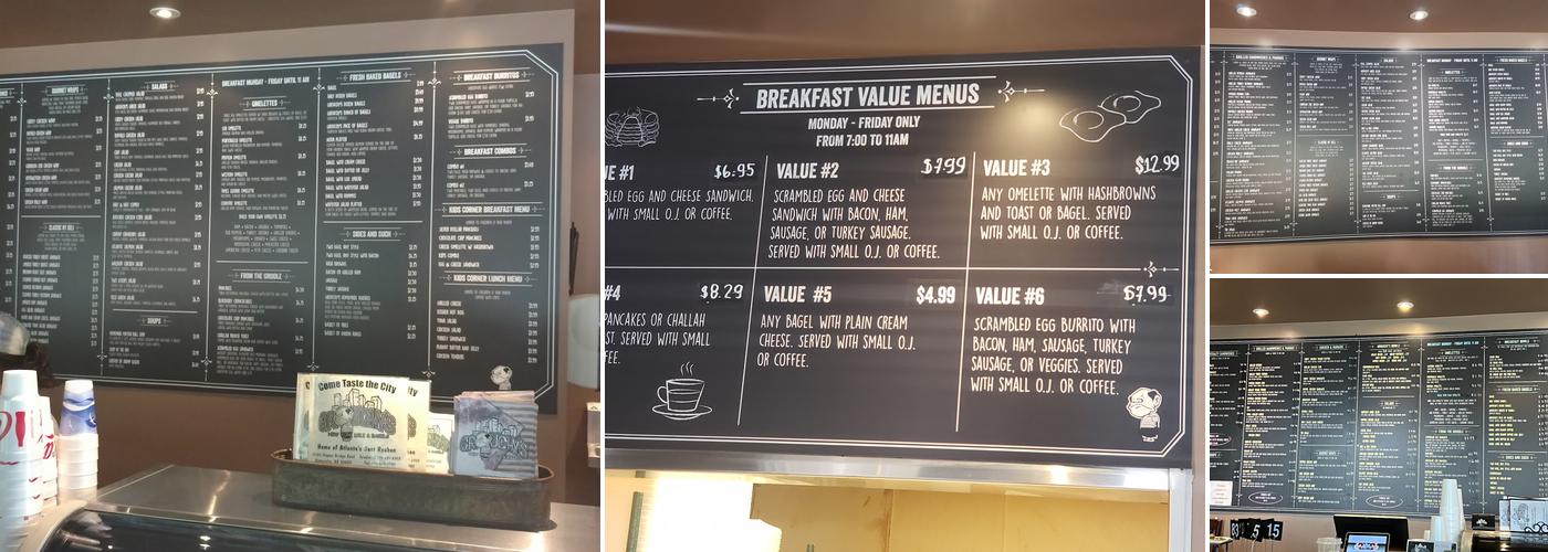 Grouchy's New York Deli Menu