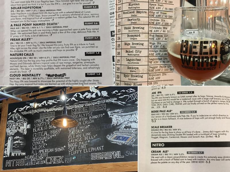10 Barrel Brewing Boise Menu