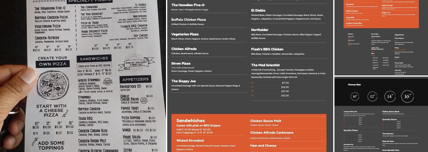 Twisted Tomato - North Side Menu