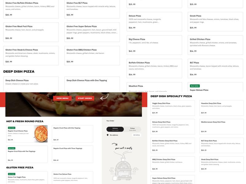 Toarmina's Pizza Menu