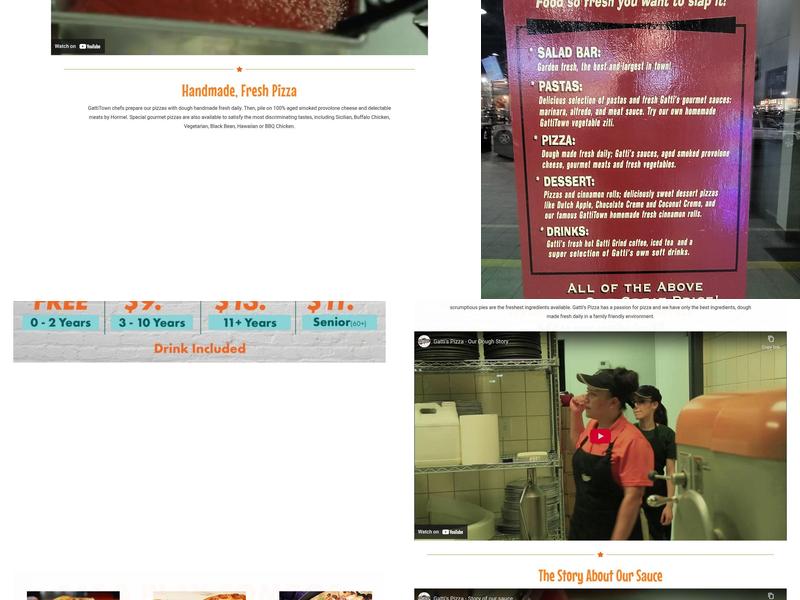 Gattitown Menu