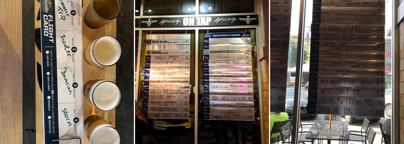 Braxton Brewing Company Menu