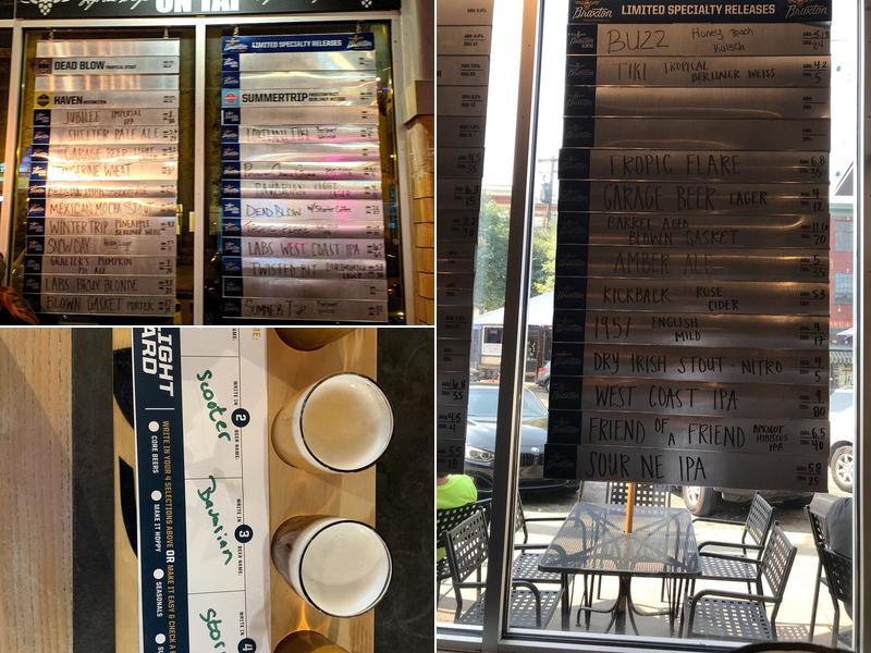 Braxton Brewing Company Menu