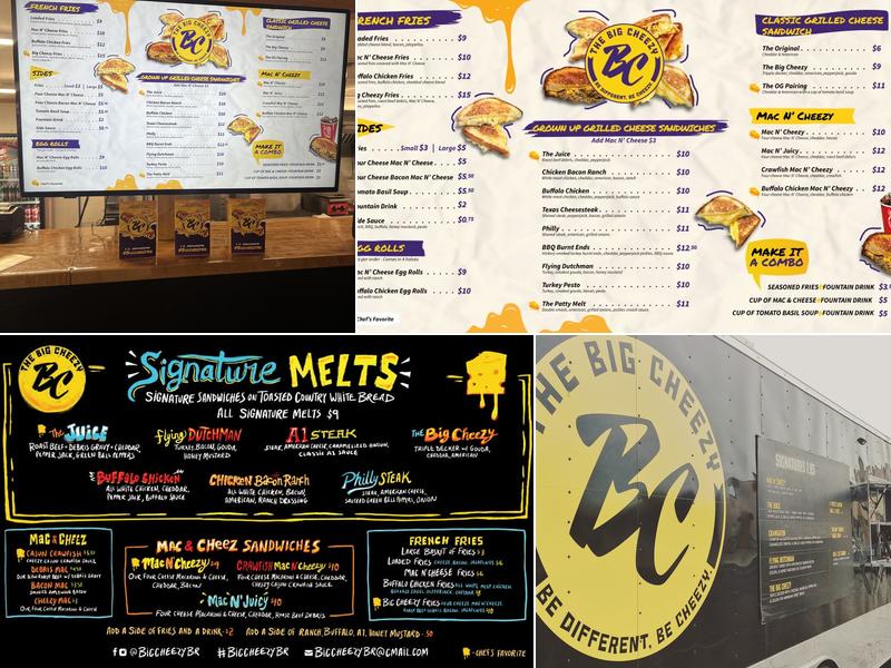 BIG CHEEZY Menu