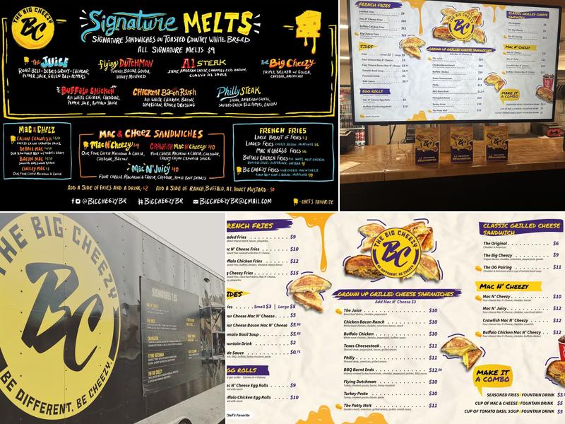 BIG CHEEZY Menu