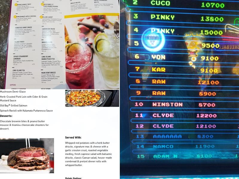 Main Event Independence Menu