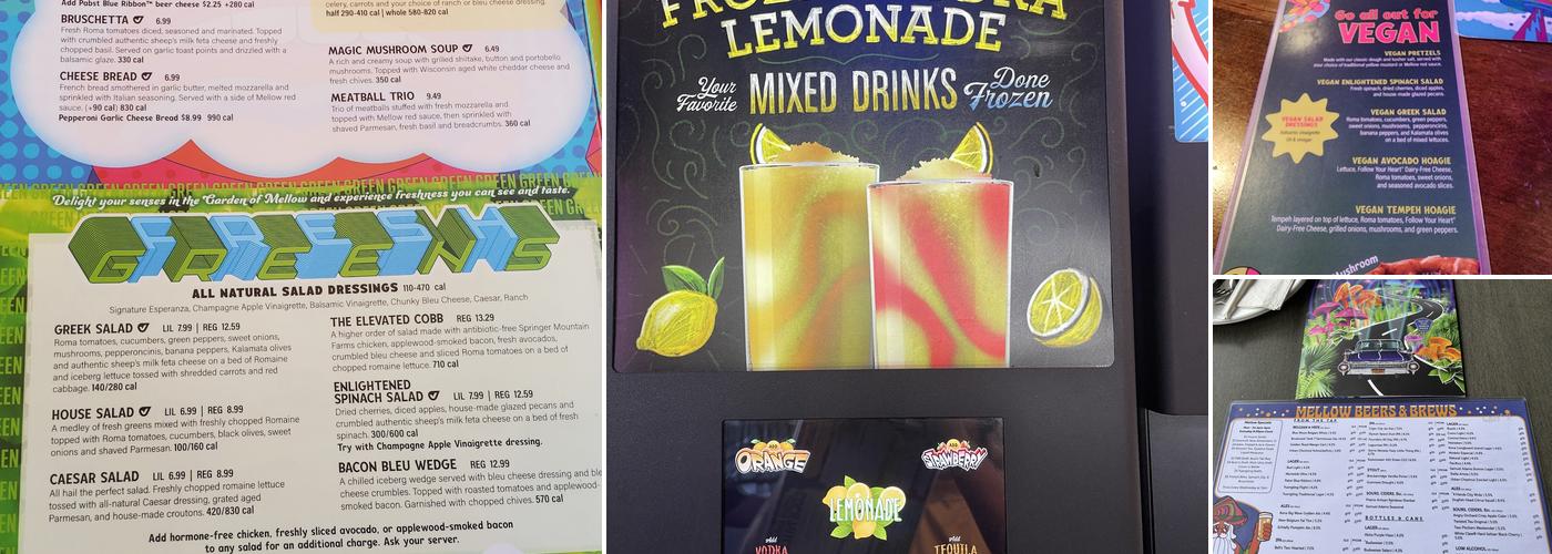 Mellow Mushroom Menu