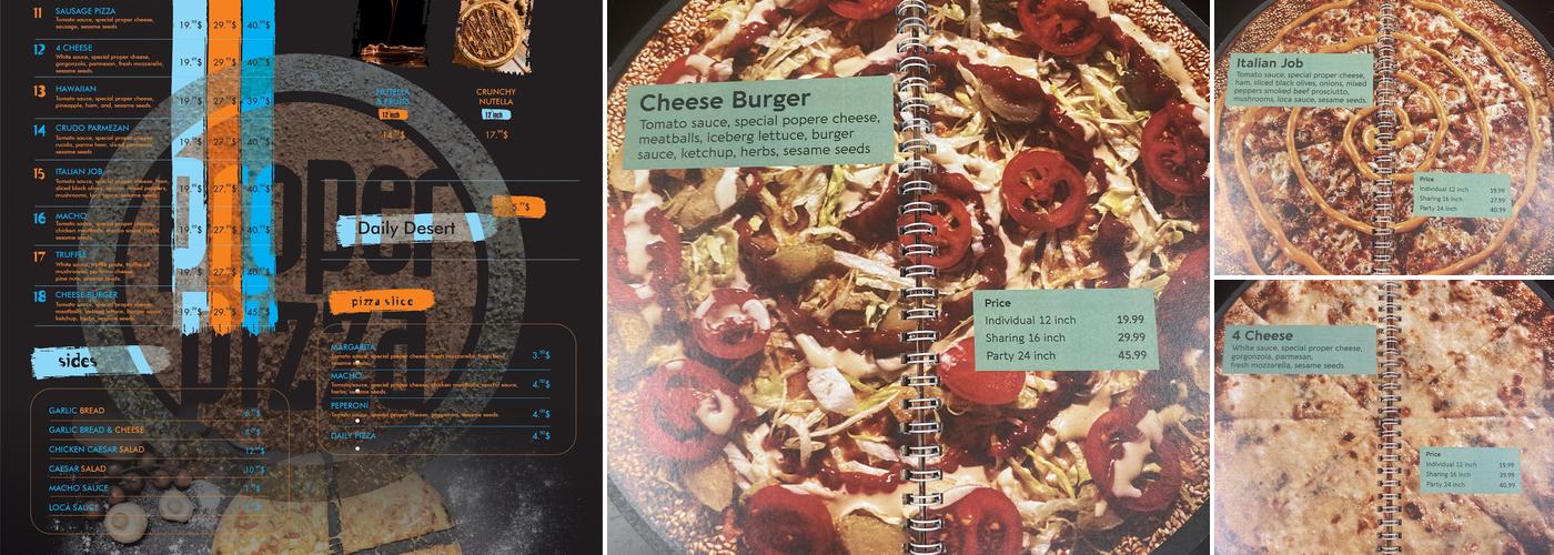 Proper Pizza New York Menu