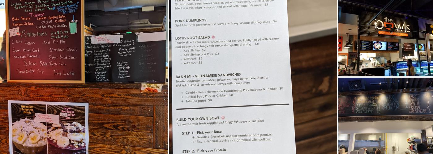 Morgan Street Food Hall Menu