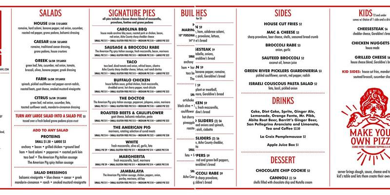 Archetype Brewing Menu