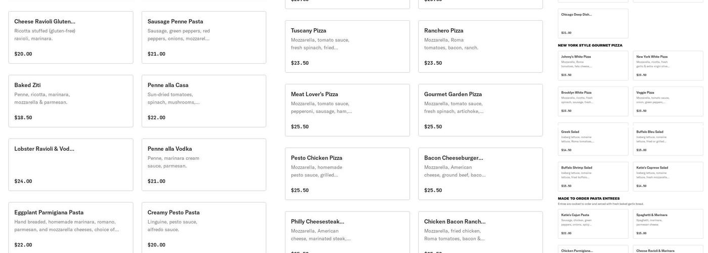 Johnny's Pizza (Wake Forest) Menu