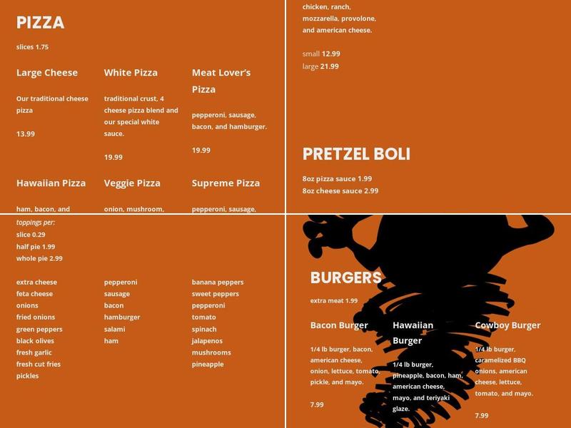Crazy Tomato Menu