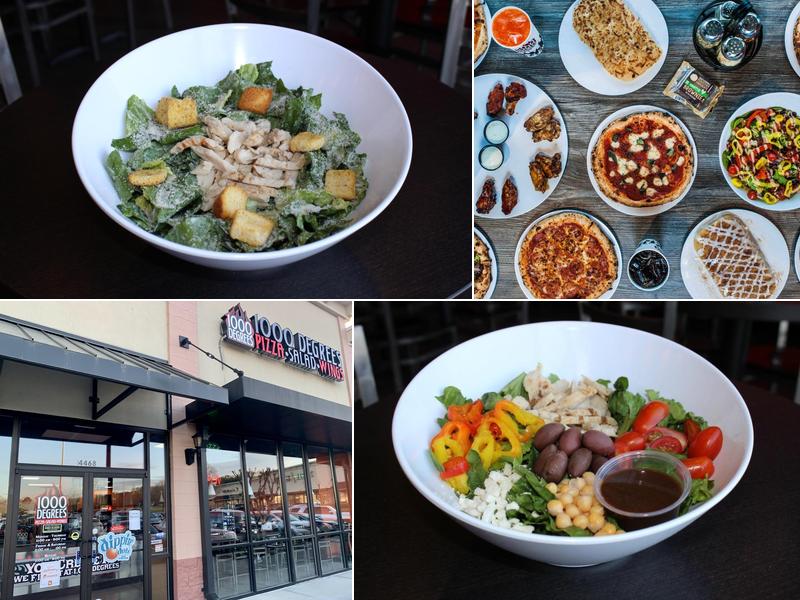 1000 Degrees Pizza Salad Wings