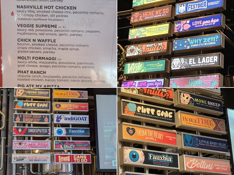 Saucy Brew Works Menu