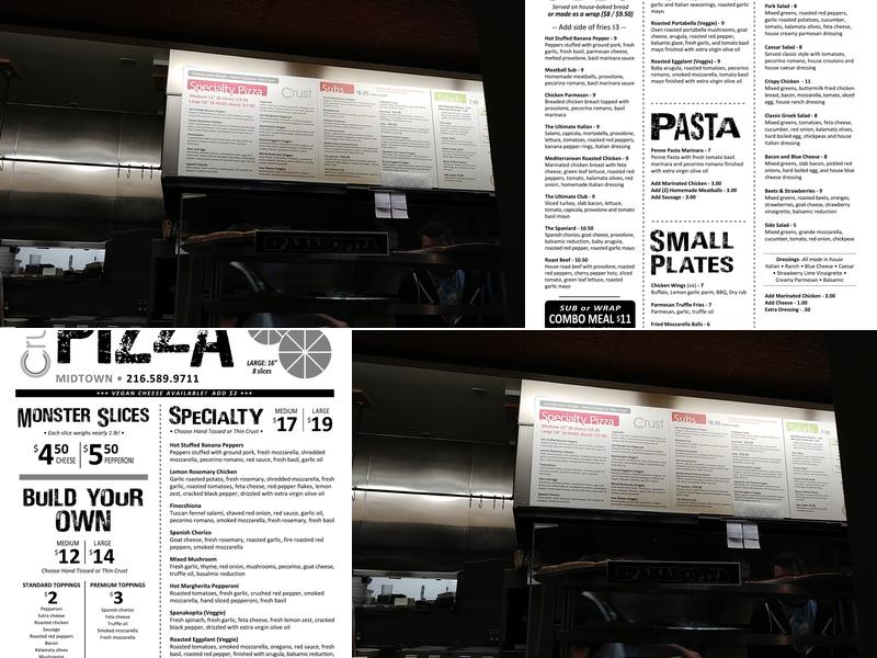 Crust Midtown Menu